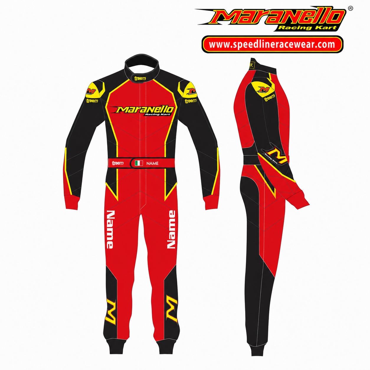 Maranello Overall Karting Suit 2020 – Premium Motorsport Racing Gear Speedline Racewear