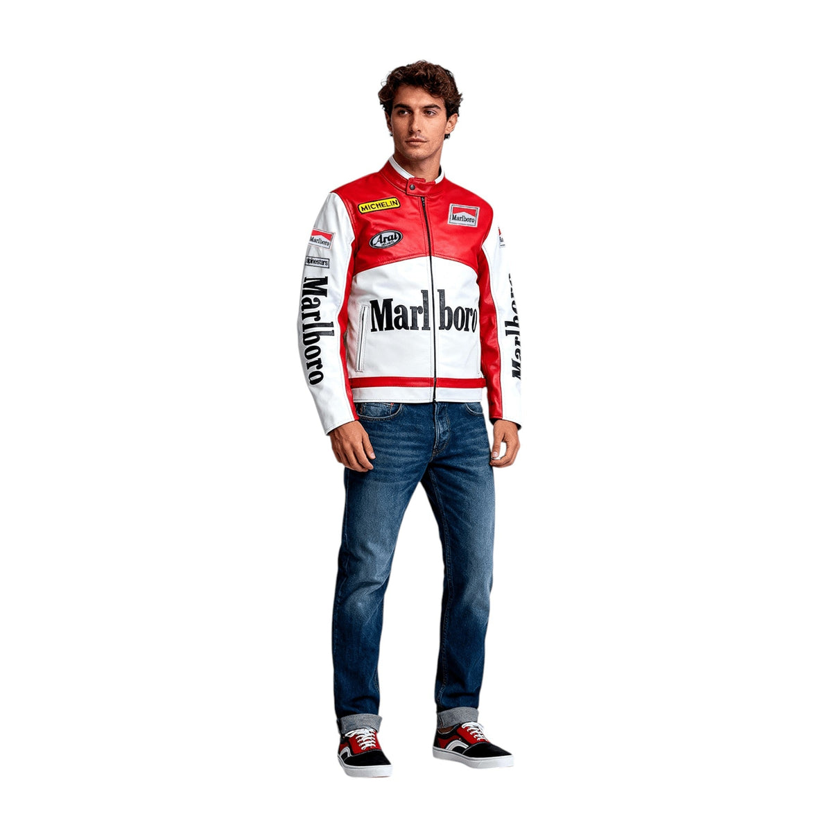 Marlboro Racing Leather Jacket - Classic Edition SpeedLine Racewear