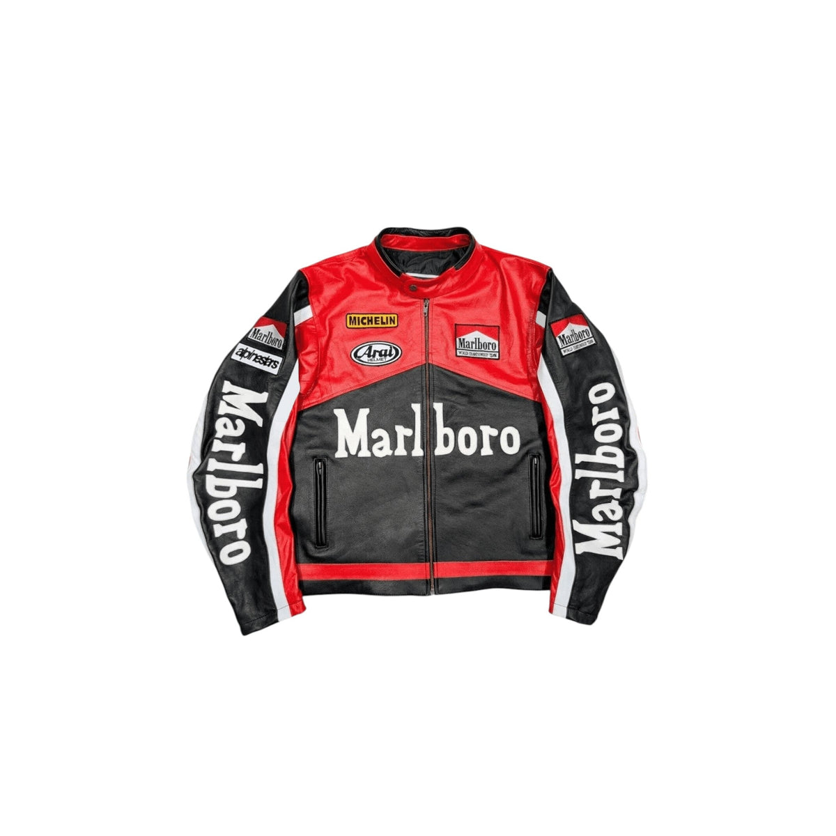 Marlboro Vintage Racing Leather Jacket - Classic Edition SpeedLine Racewear