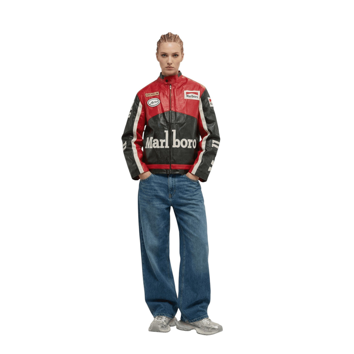 Marlboro Vintage Racing Leather Jacket - Classic Edition SpeedLine Racewear