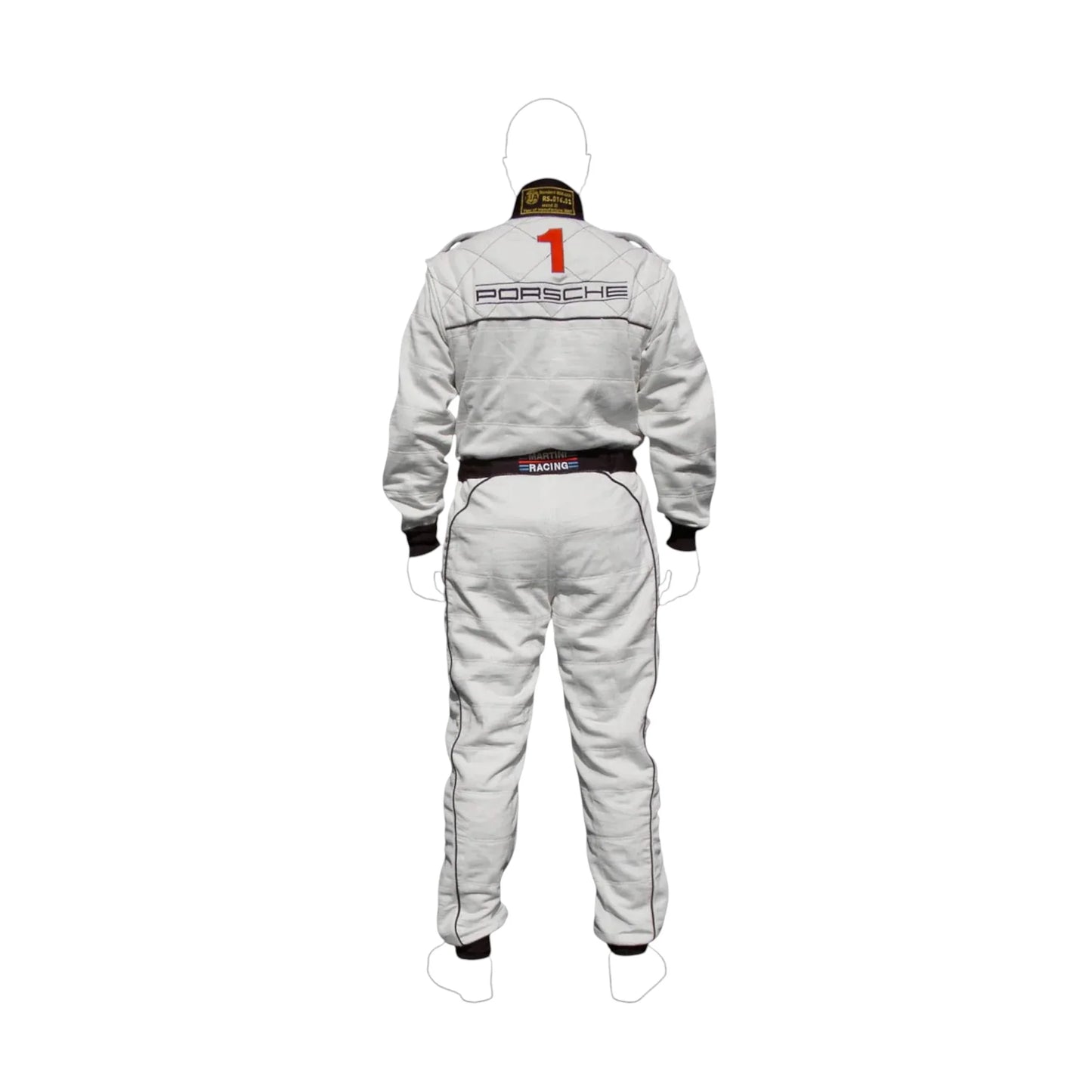 Martini Porsche Motorsport Overall Go Kart Racing Suit