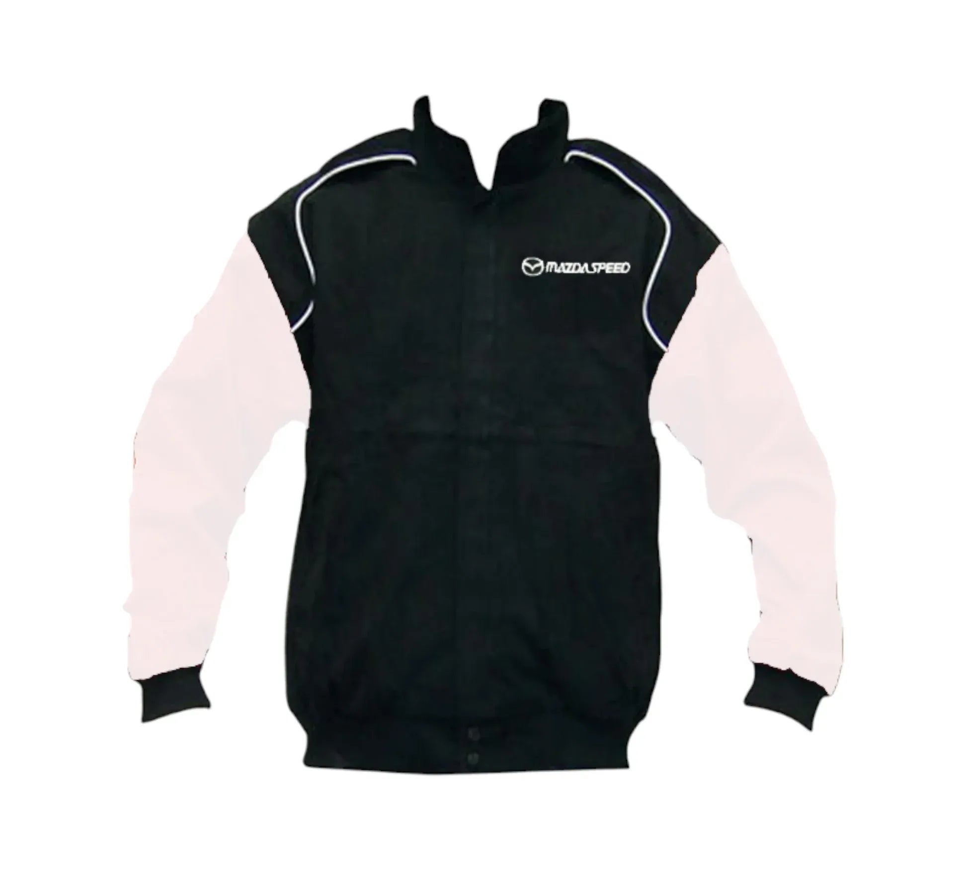 Mazda Mazdaspeed Black White Vintage Racing Jacket 1