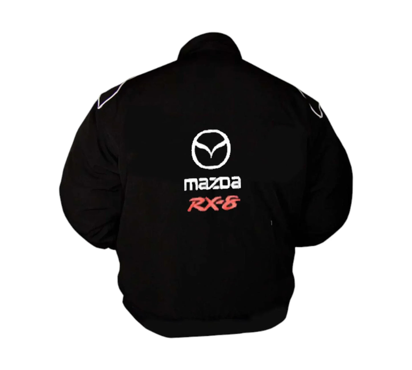 Mazda RX-8 Black Stealth Vintage Racing Performance Jacket 1