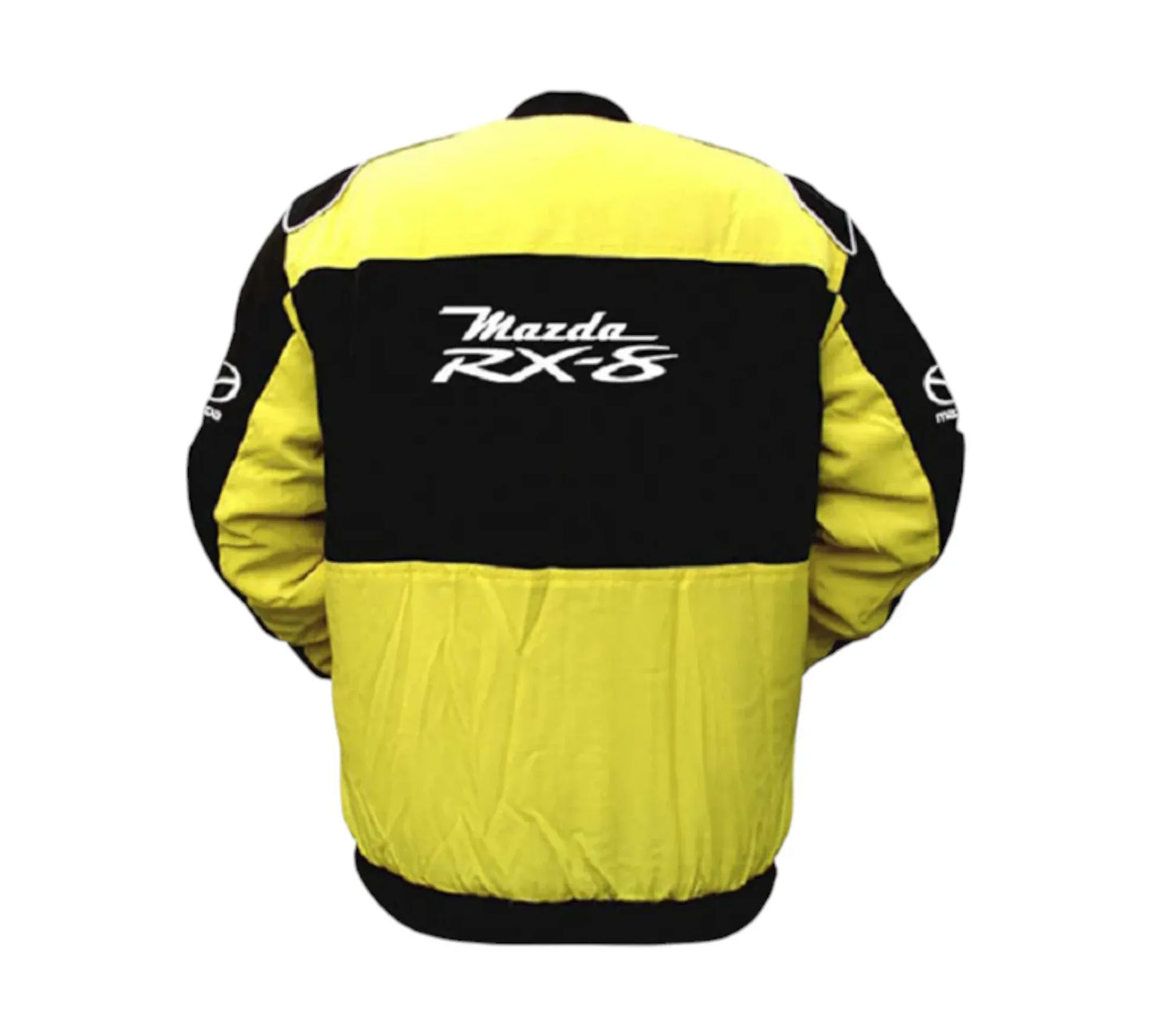 Mazda RX-8 Spirit R Yellow Black Vintage Racing Jacket 1