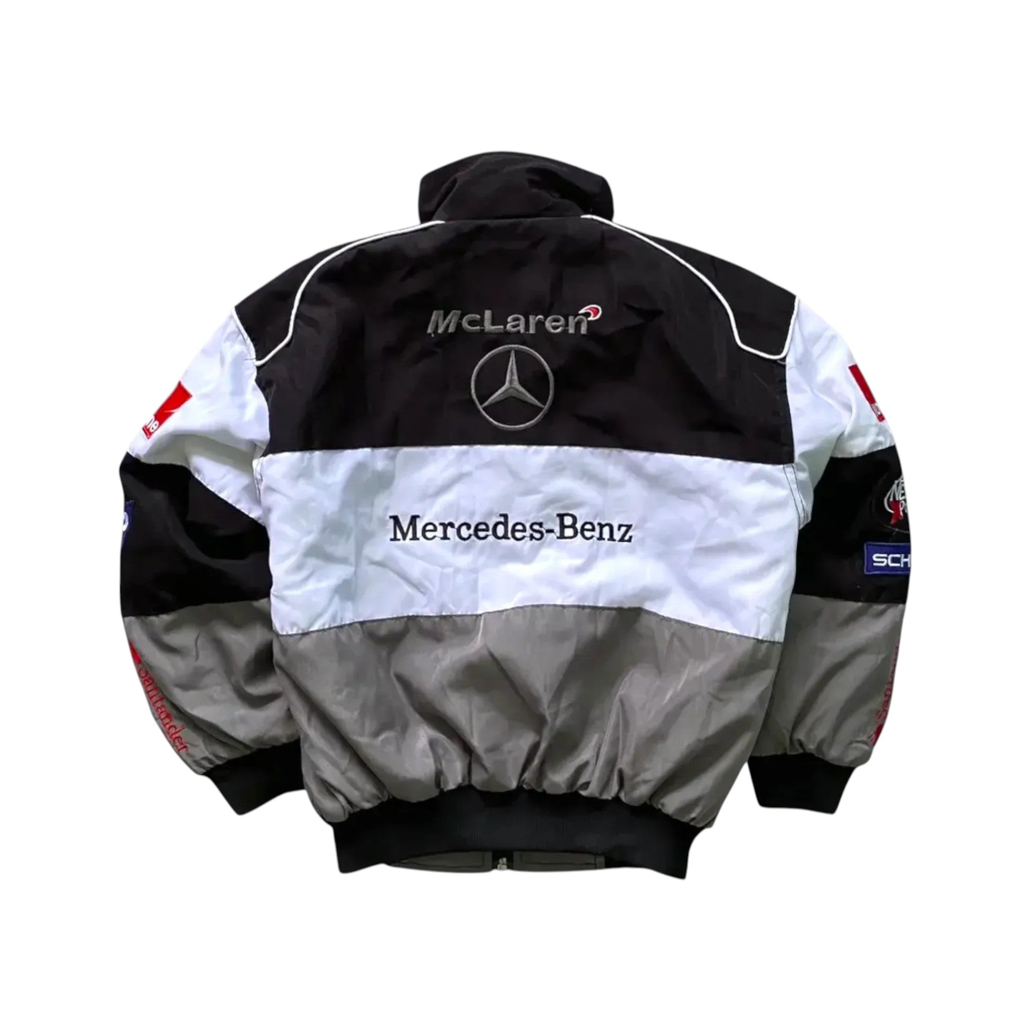 McLaren Mercedes Santander F1 Vintage Racing Jacket – SpeedLine