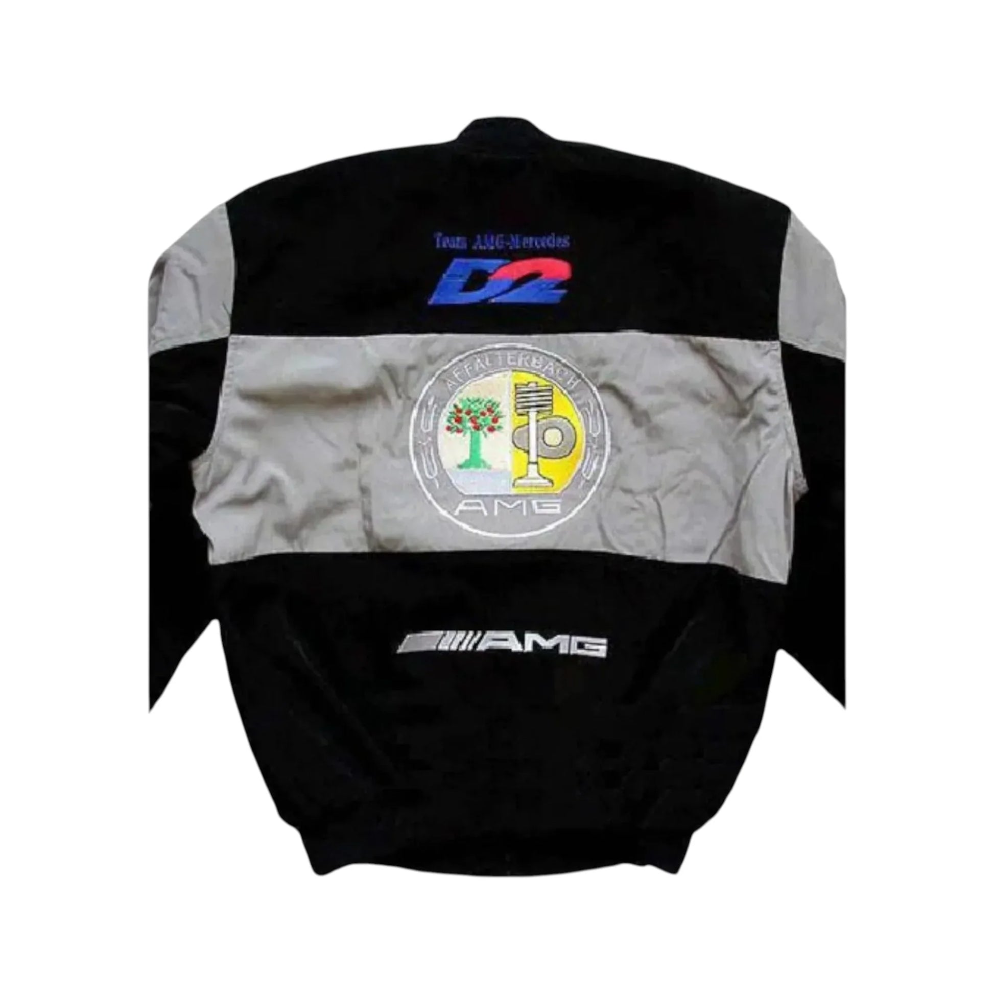 Mercedes AMG F1 Vintage Racing Jacket Light Gray