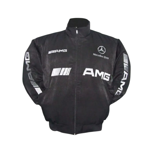 Mercedes F1 Heritage Vintage Racing Jacket – Classic GP Style