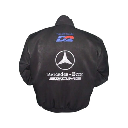 Mercedes F1 Heritage Vintage Racing Jacket – Classic GP Style