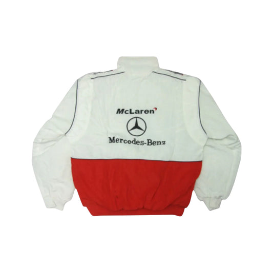 Mercedes McLaren Santander Vintage F1 Racing Jacket – Heritage Edition