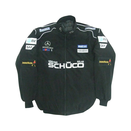 Mercedes Mobil 1 Vintage Racing Jacket Black Motorsport