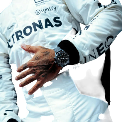 Mercedes Petronas color and logo details