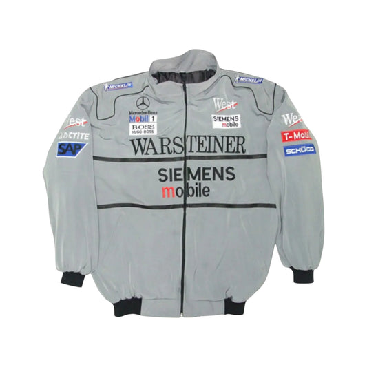 Mercedes Warsteiner Vintage Racing Jacket Gray