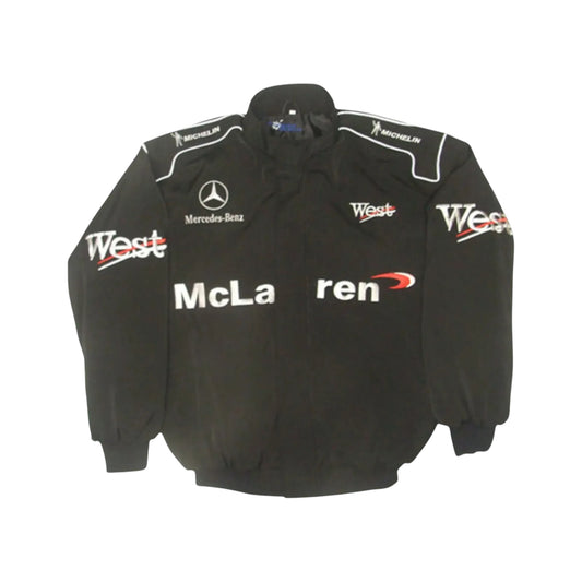 Mercedes West F1 Vintage Racing Jacket Motorsport Style