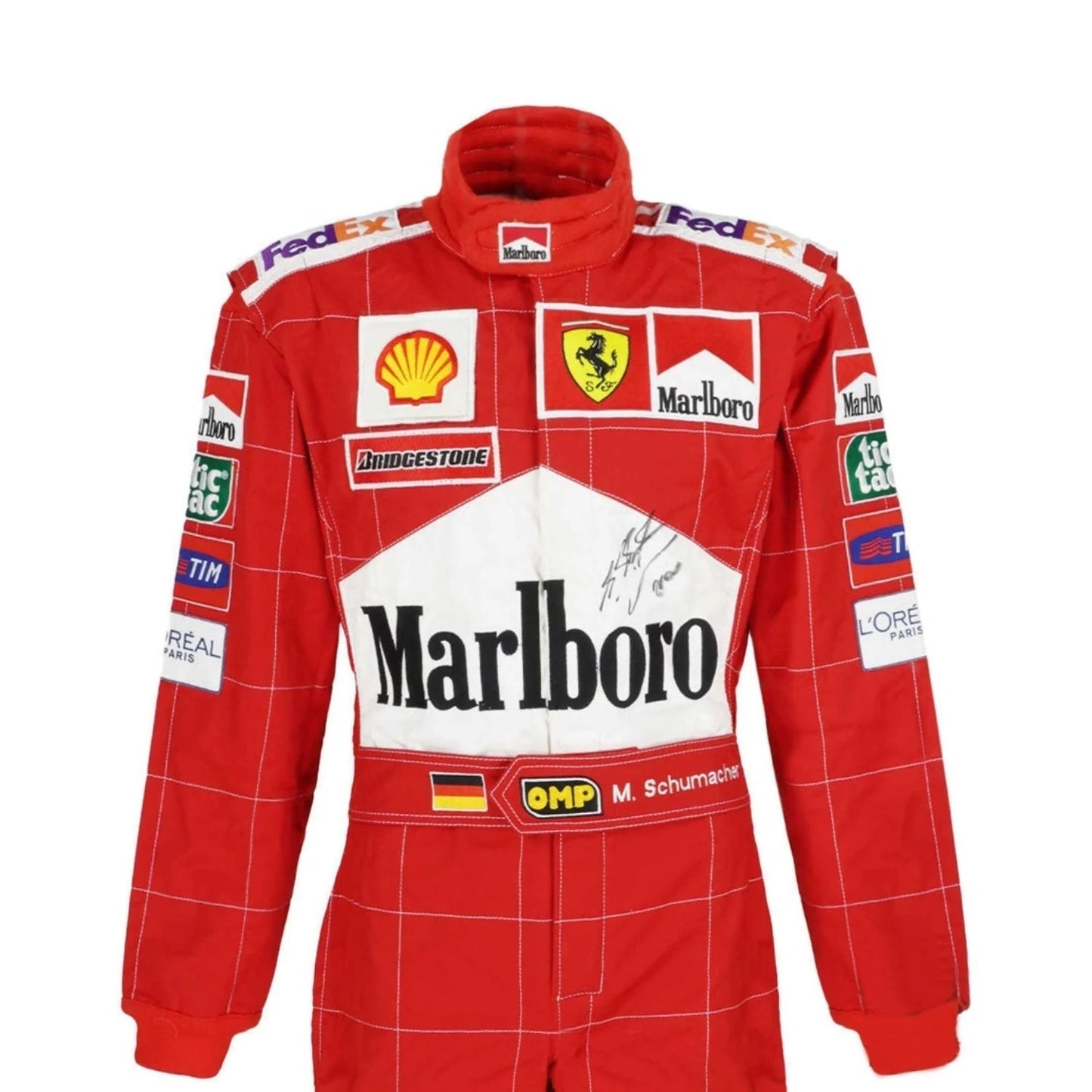 Michael Schumacher 2002 Ferrari F1 Racing Suit – Premium Replica 3