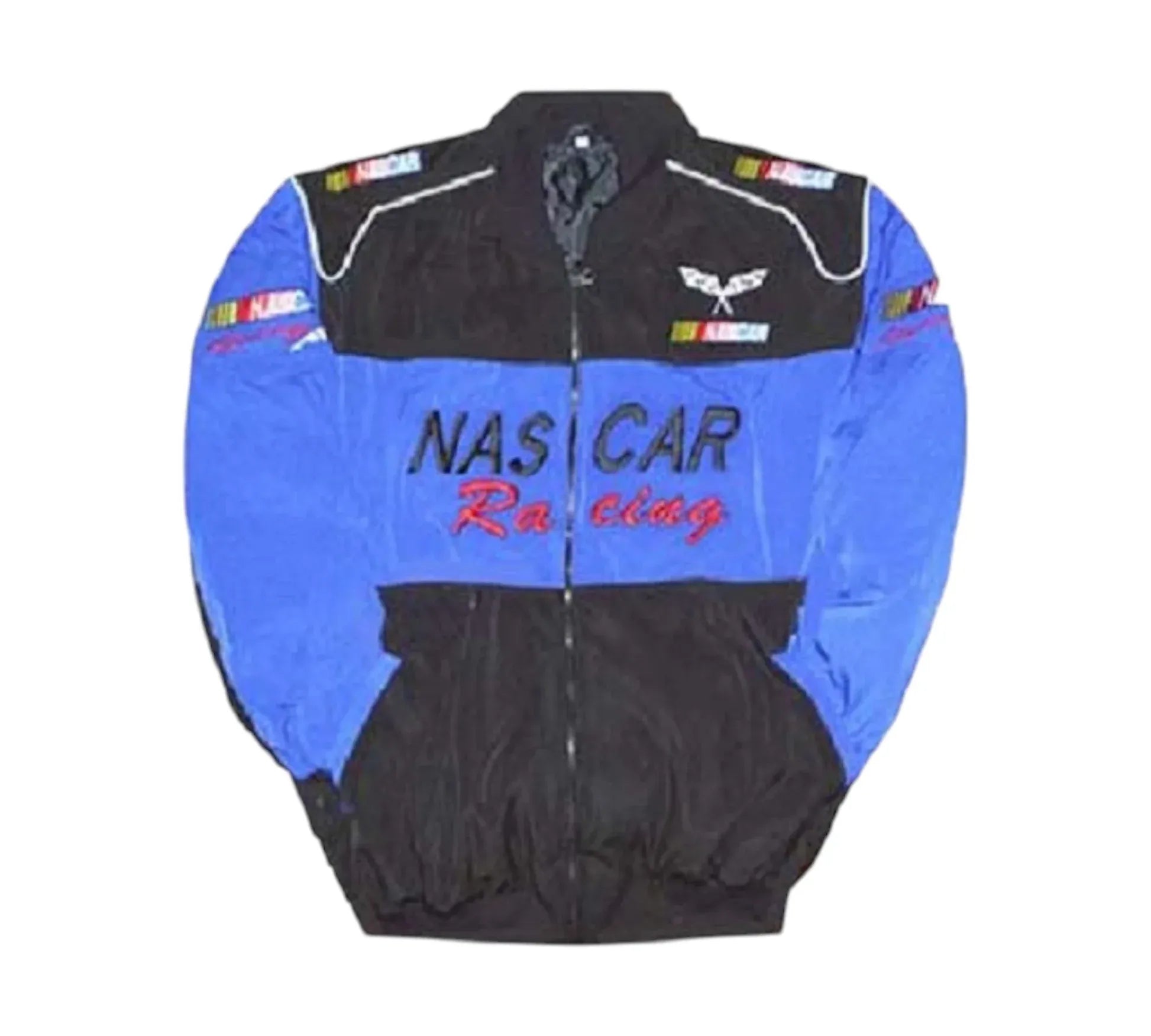 Nascar Vintage Racing Jacket Blue Black Premium 2