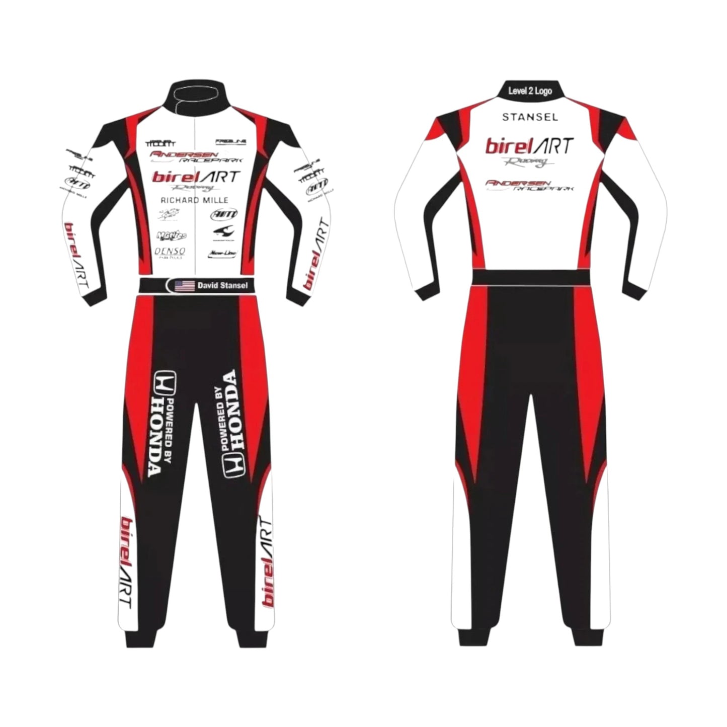 New Birel Art Go Kart Racing Suit – Custom Sublimation Printed Gear