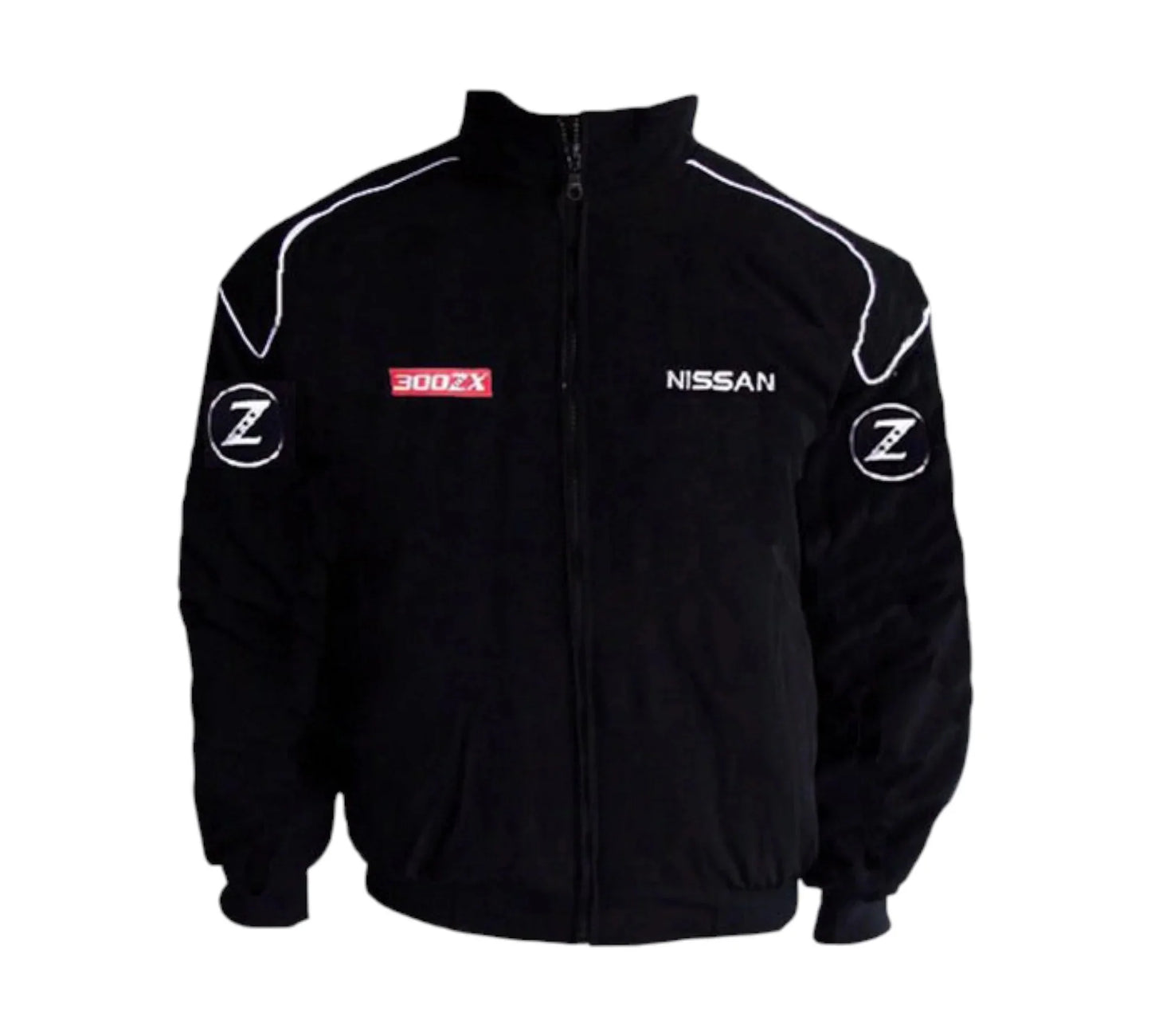 Nissan 300ZX Racing Vintage Jacket Black JDM Motorsport Style 1
