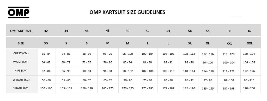 OMP KS-3R Art Kart Suit