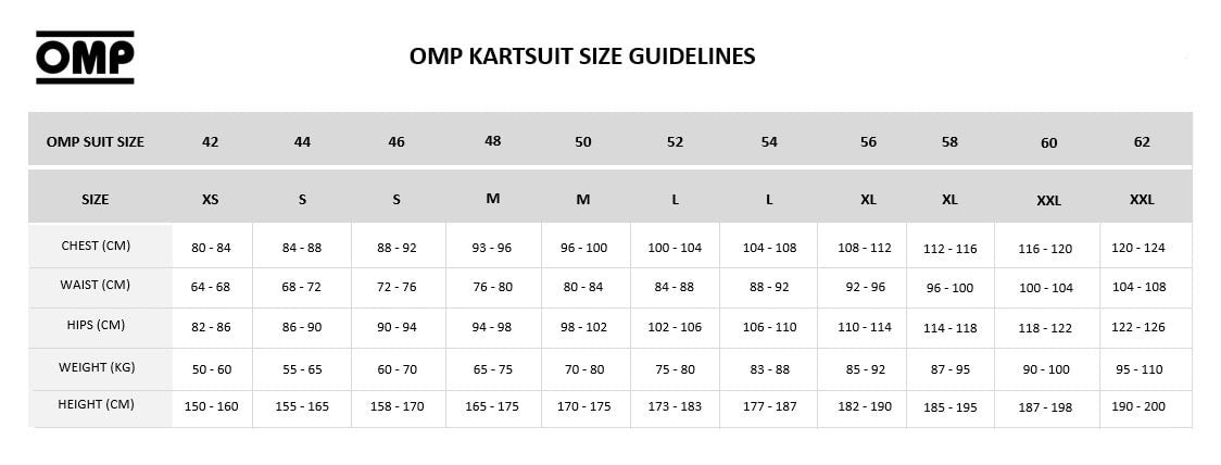 OMP KS-2X Art Kart Suit