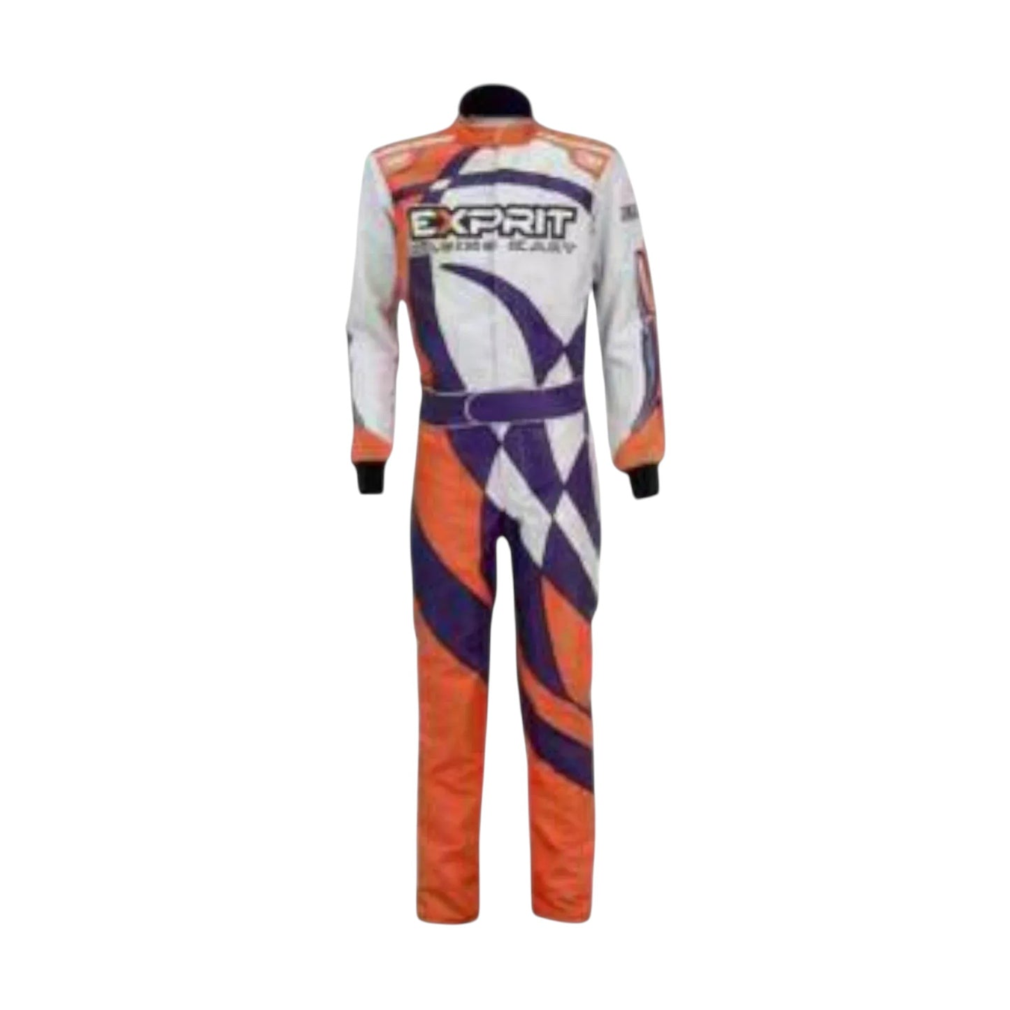 OMP Exprit go kart racing driver overall front view