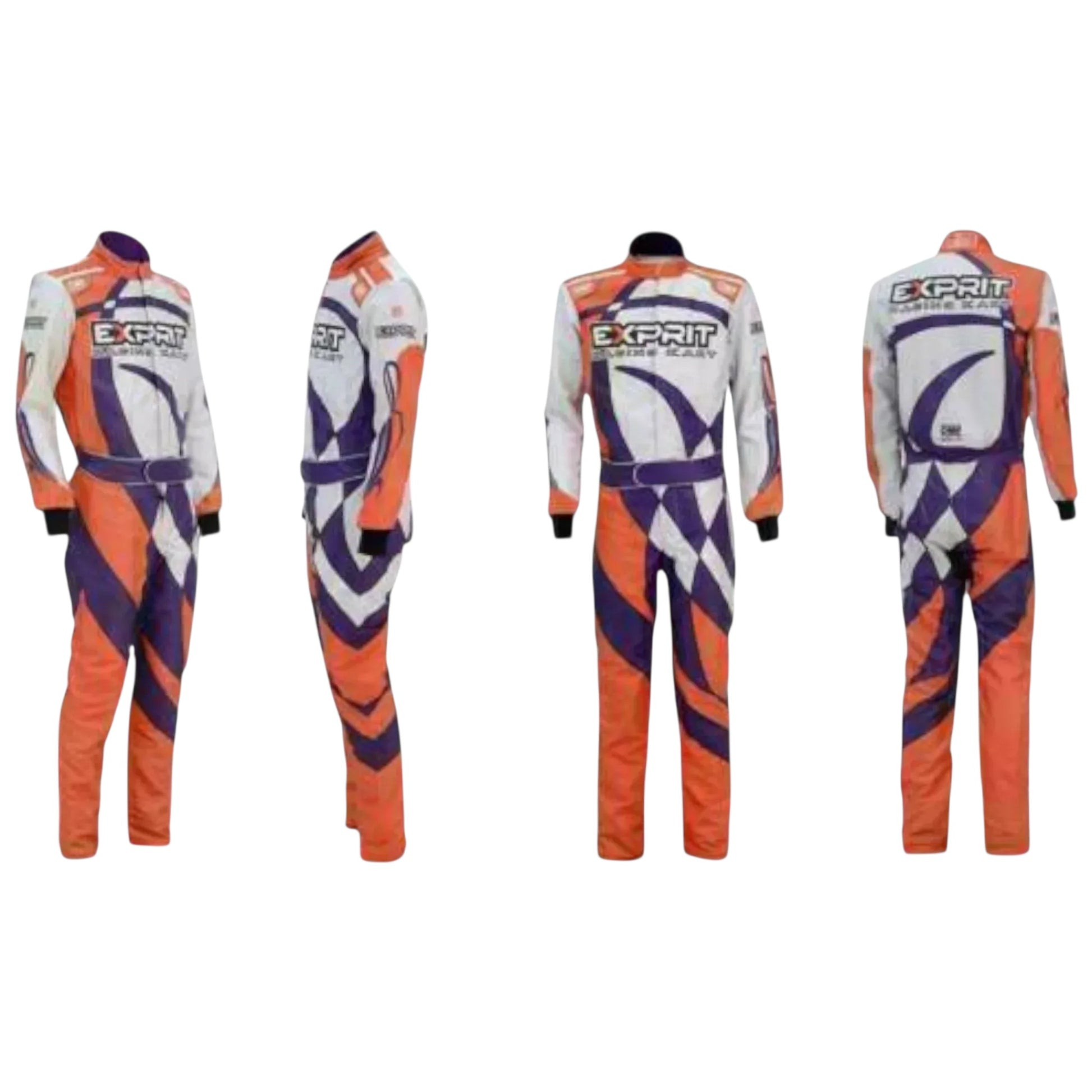 OMP Exprit kart racing suit display