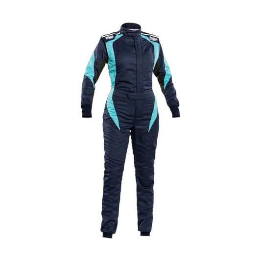 OMP First Elle Race Suit | FIA-Approved Nomex Fireproof Suit
