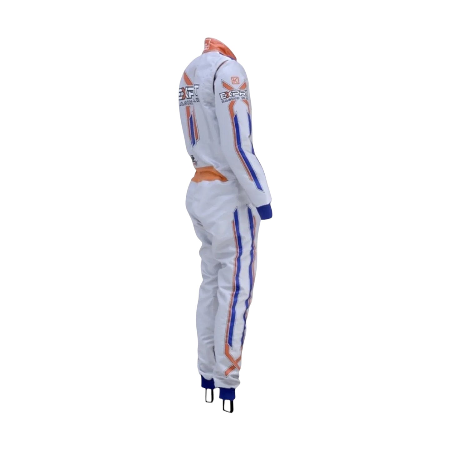 OMP kart racing suit 2022 detail close-up