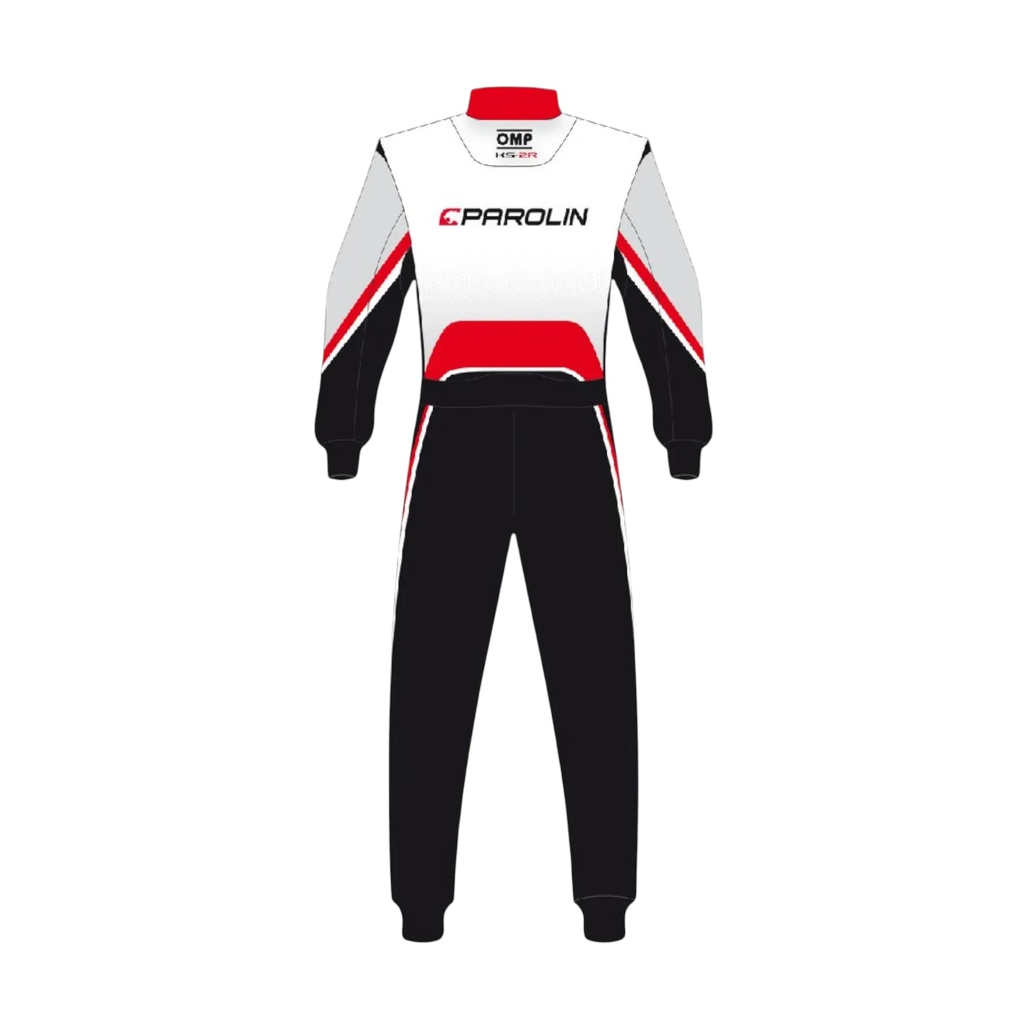 Parolin MotorSports OMP kart racing suit design