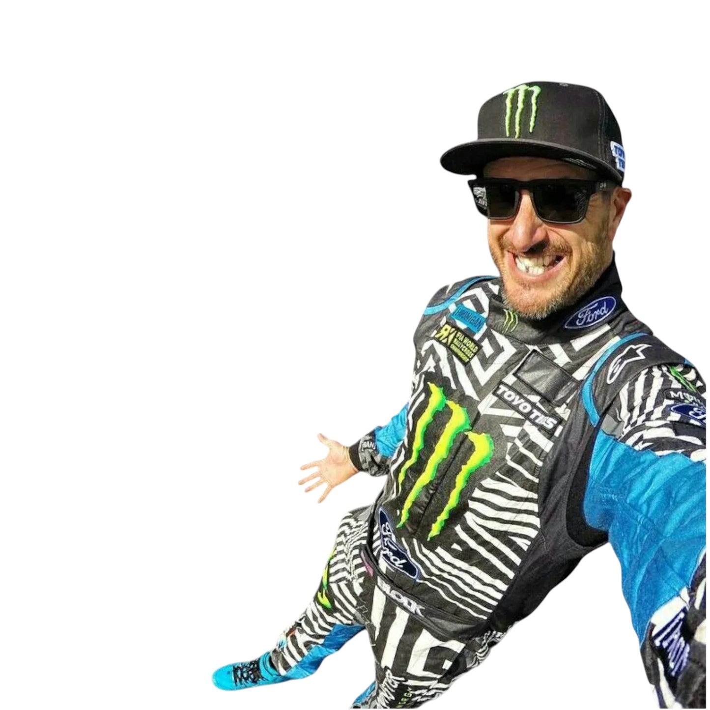 Professional Monster Energy kart racing suit