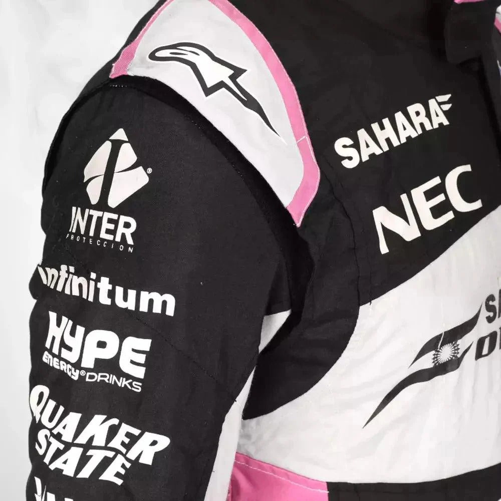 Sergio Pérez 2017 Force India F1 Team Racing Suit 2