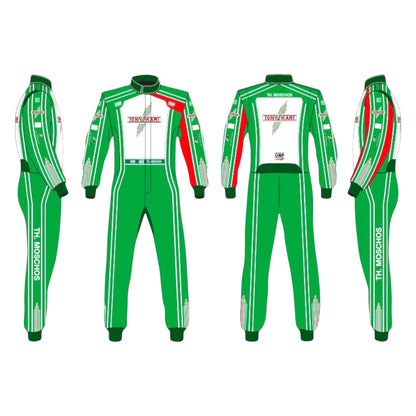 Sublimation printed panels close-up OMP Tony Kart