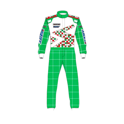 Tony Kart sublimation printed overall driver go karting suit front