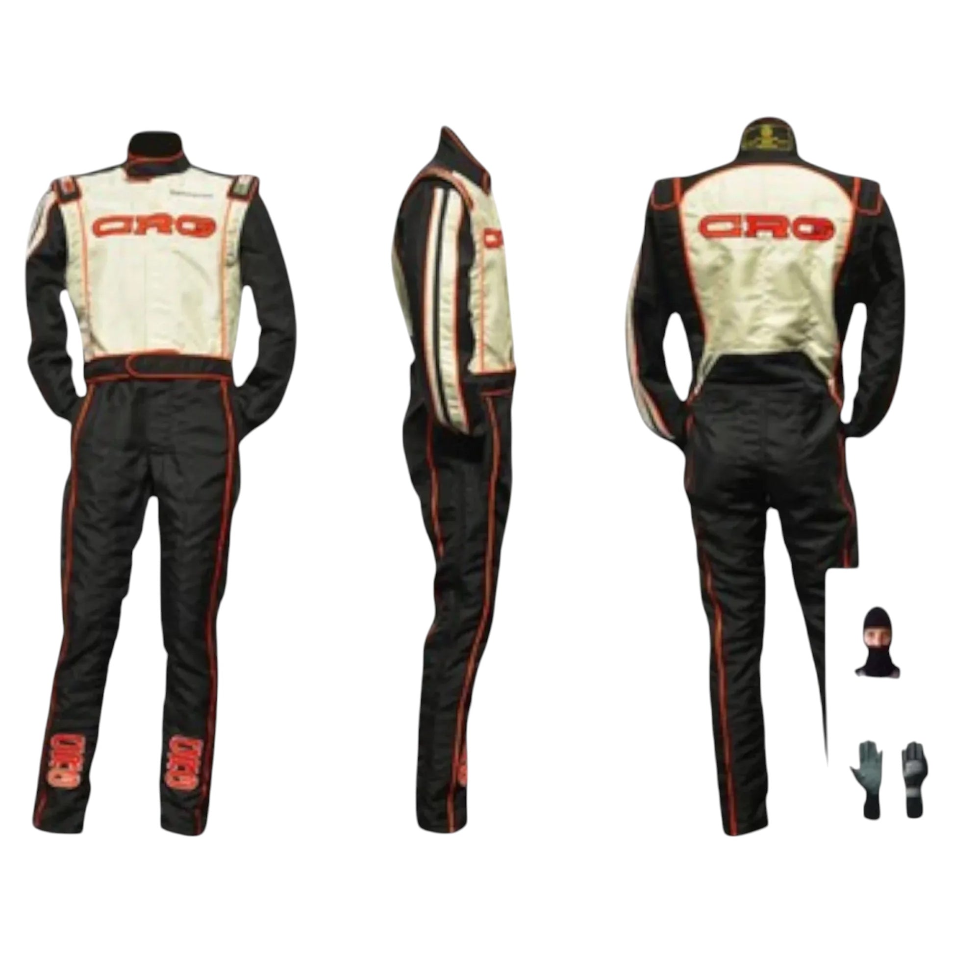 Track-ready CRG Sparco sublimation go-kart racing suit