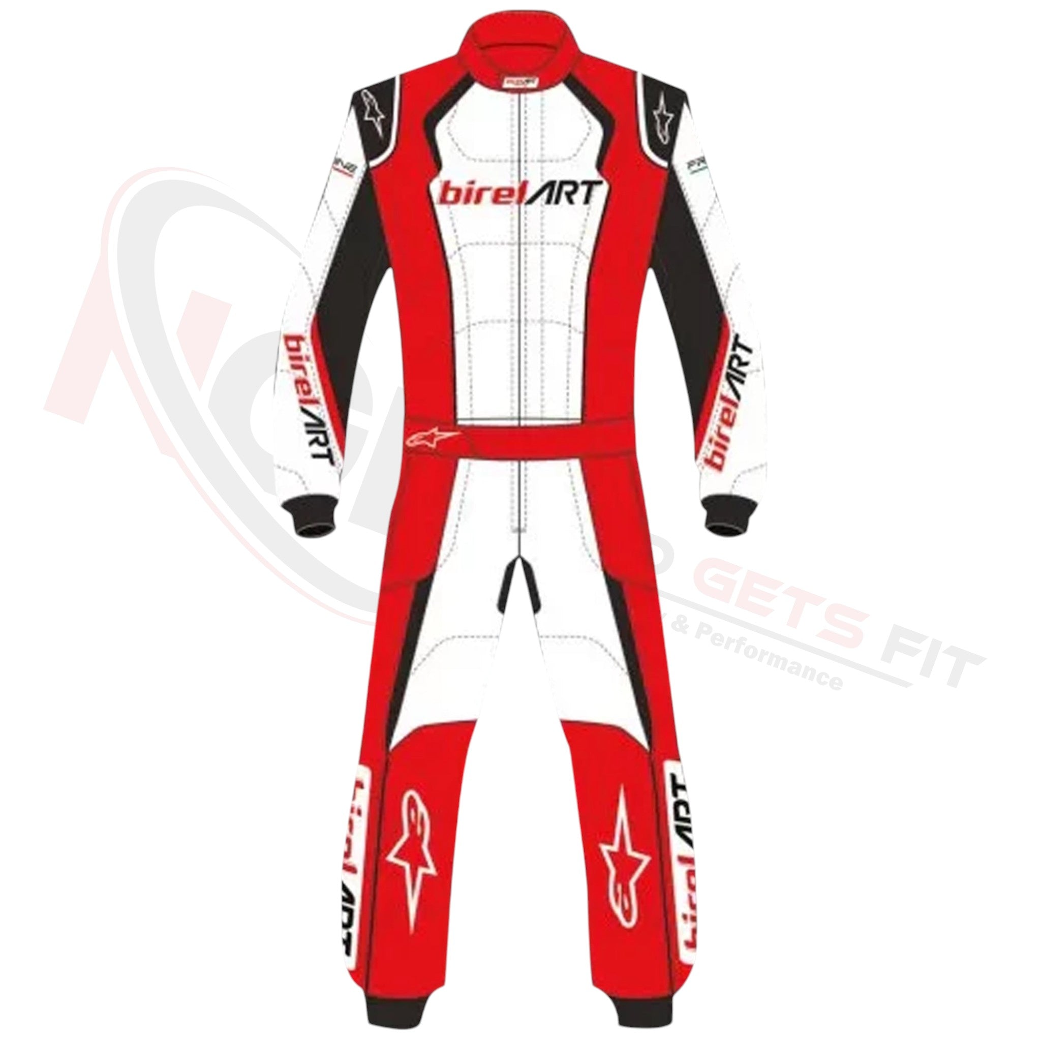 Birel Art Kart Racing Suit Alpinestar