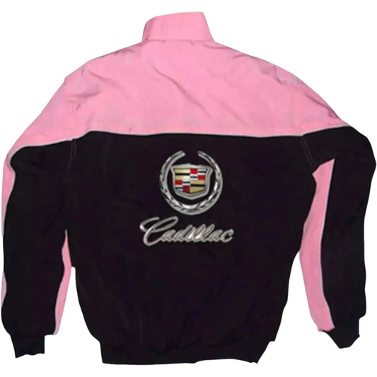Cadillac Vintage F1 Rennjacke mit Stickerei | Heritage Motorsport Style