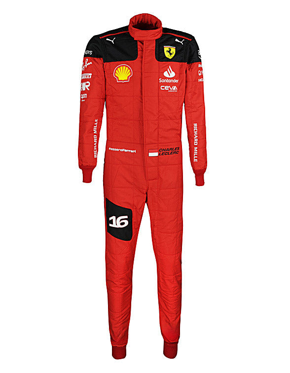 2023 Charles Leclerc Ferrari F1 Race Suit REPLICA