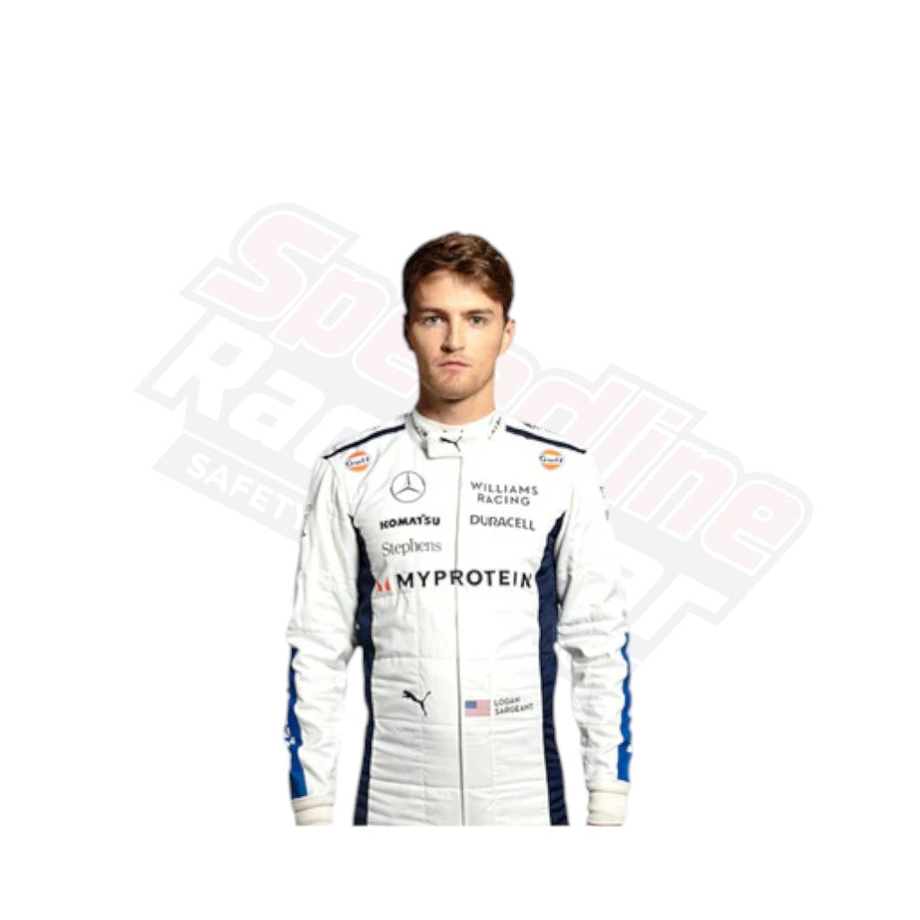 2024 Logan Sargeant Williams F1 Racing Suit – Premium Driver Edition