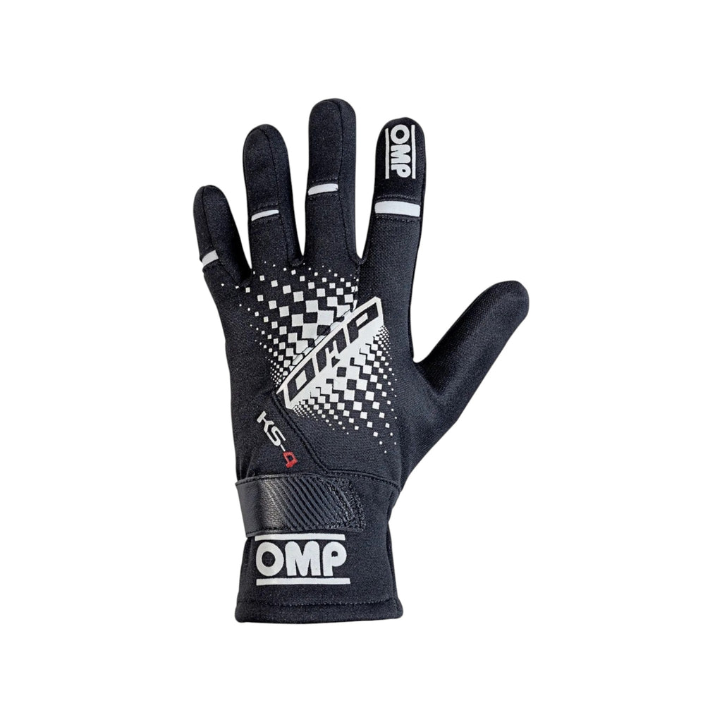 OMP KS-4 MY18 Kart Gloves Black/White