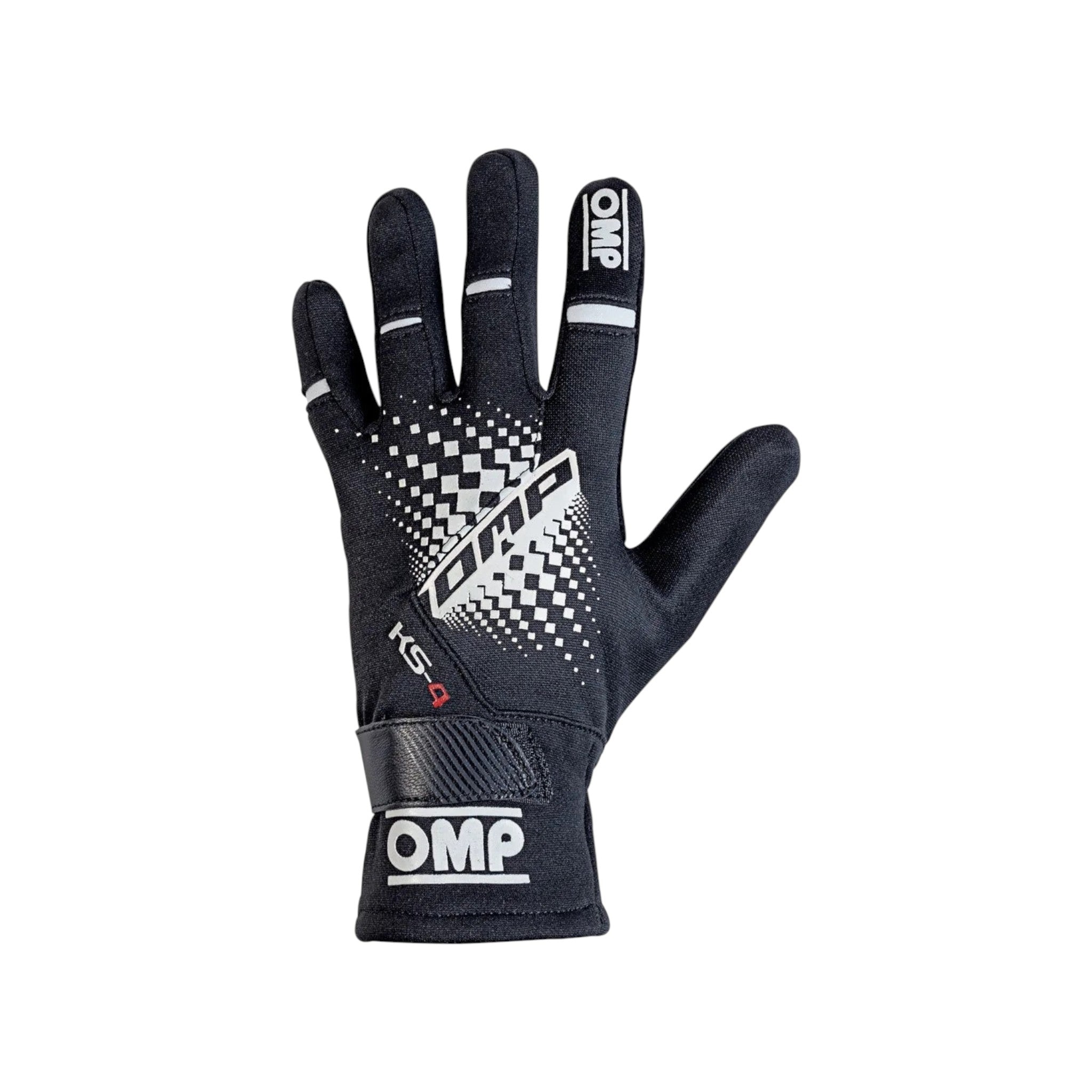 OMP KS-4 MY18 Kart Gloves Black/White