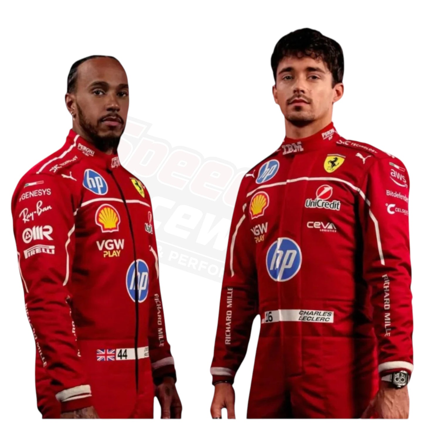 2025 Charles Leclerc Scuderia Ferrari HP F1 Race Suit