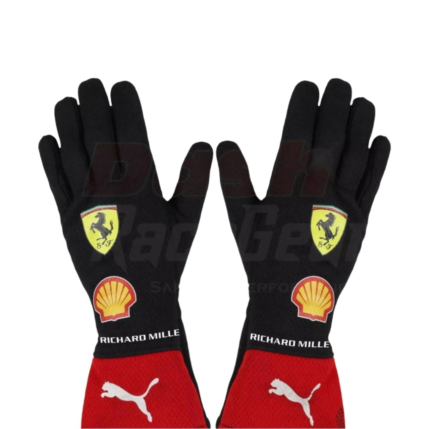 2023 Charles Leclerc Scuderia Ferrari F1 Team Driving Gloves