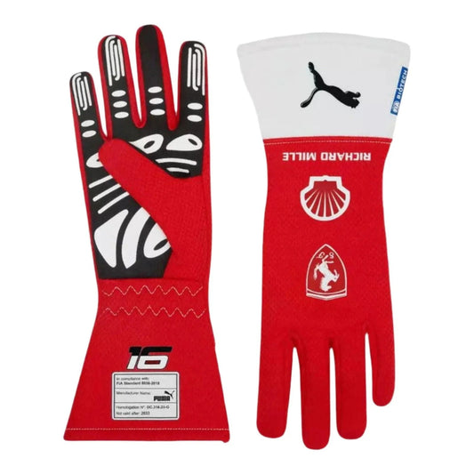 Charles Leclerc Scuderia Ferrari F1 PRO Gloves — Joshua Vides Edition