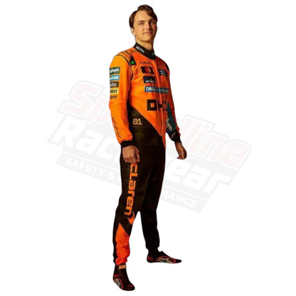 Lando Norris 2025 McLaren F1 Replica Suit – Front View