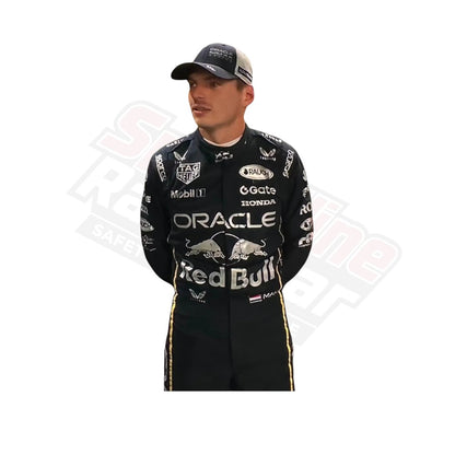 Red Bull Racing Rennanzug für den Großen Preis von Singapur 2025 | Max Verstappen &amp; Yuki F1 Edition