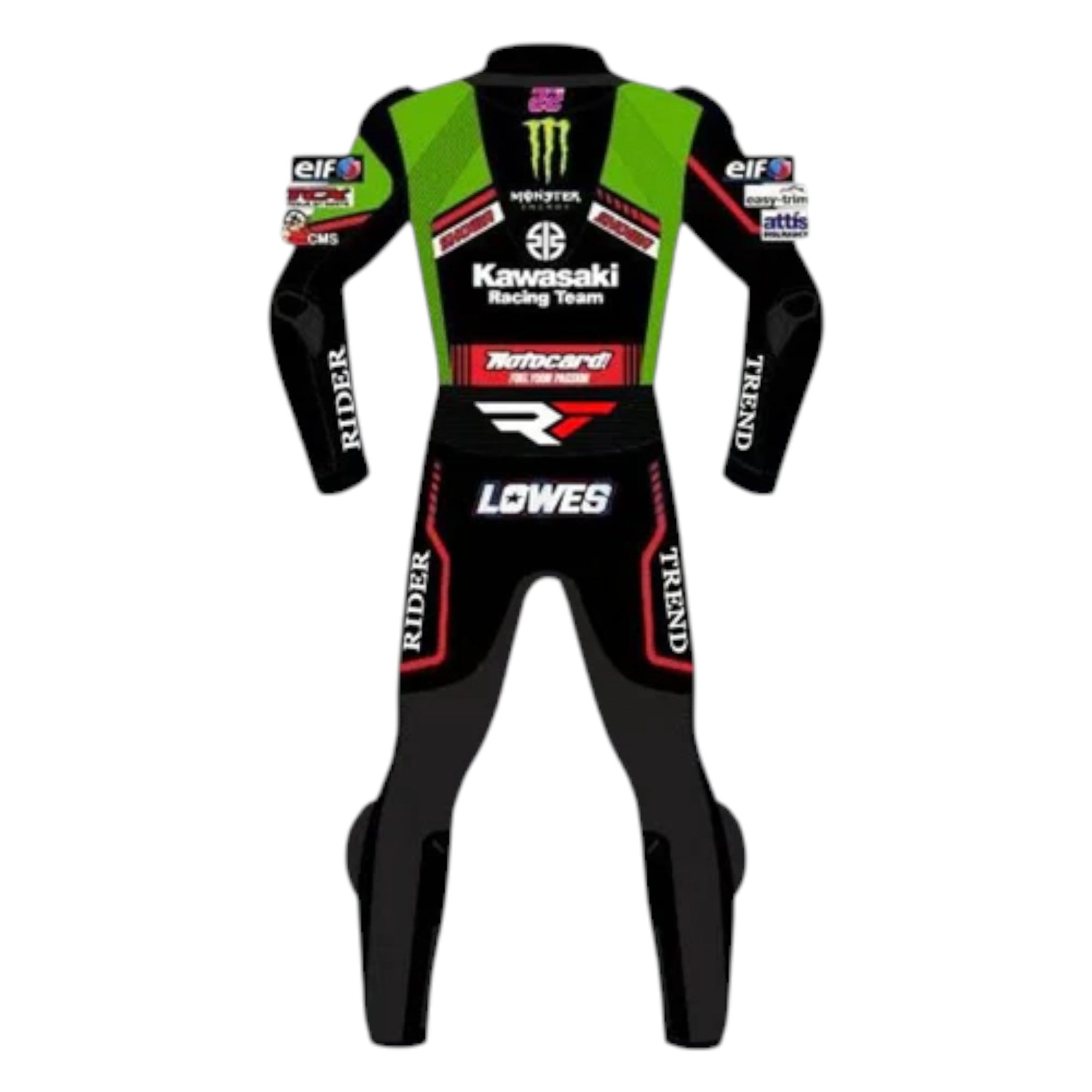 Alex Lowes Kawasaki WSBK 2021 Leather Racing Suit