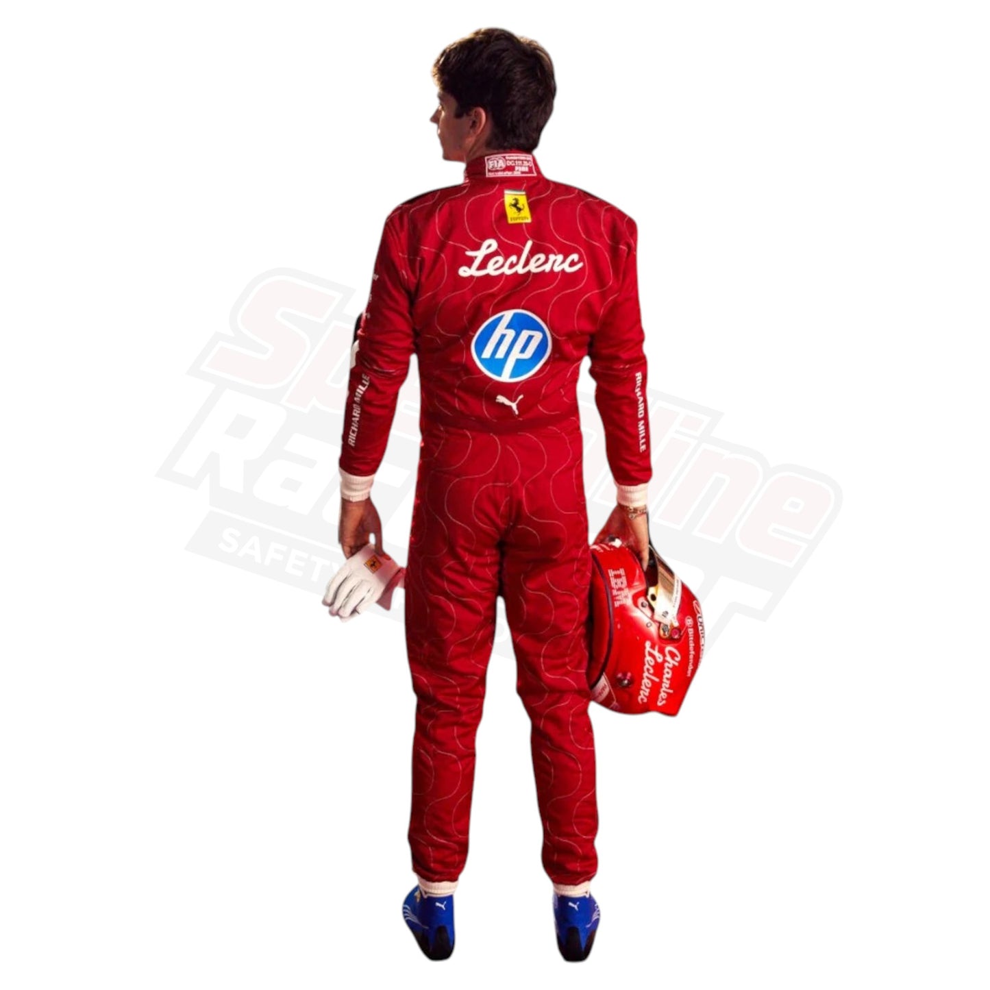 2025 Charles Leclerc Ferrari HP F1 Race Suit | Puma Replica