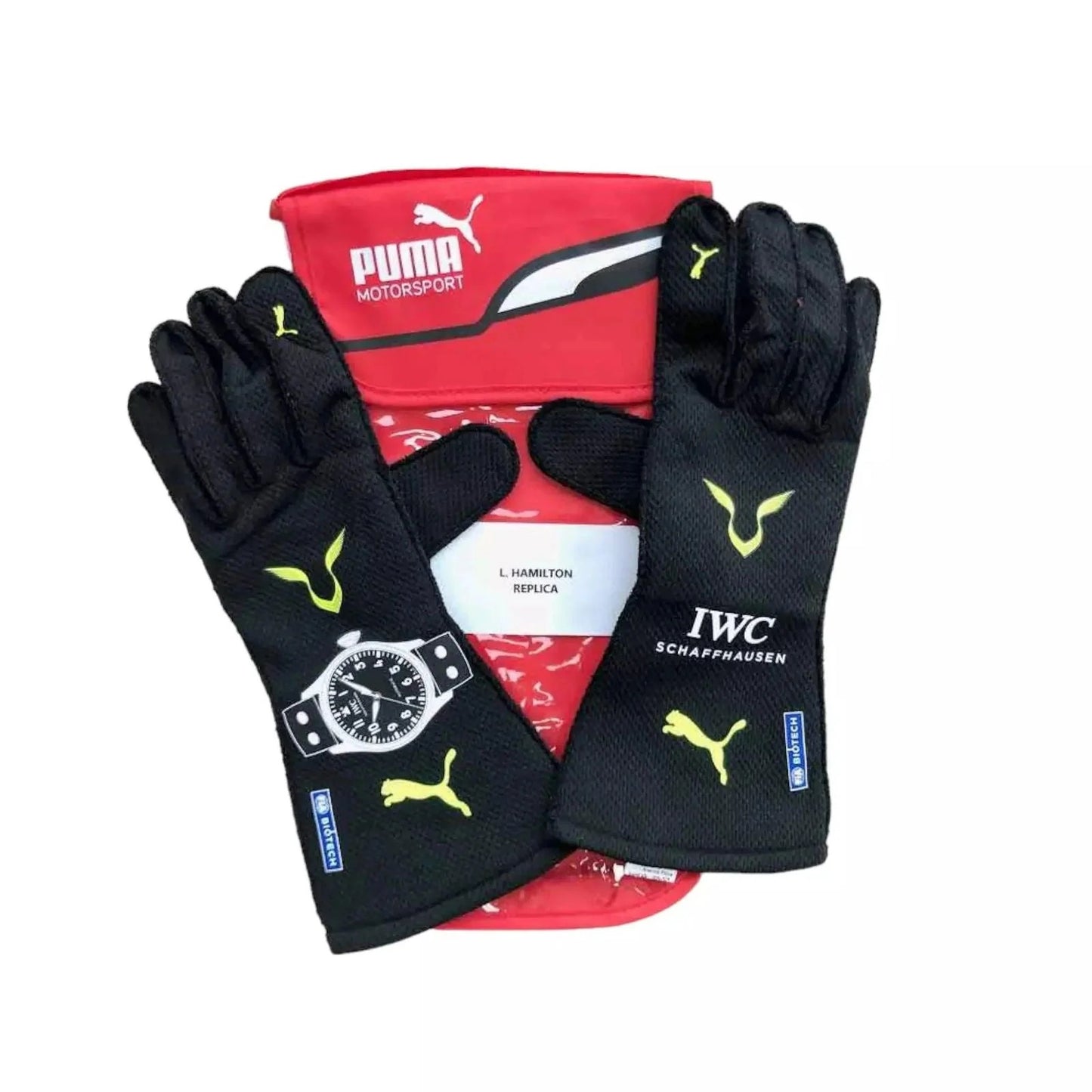 2022 Lewis Hamilton Formula 1 Racing Gloves – Mercedes AMG Edition