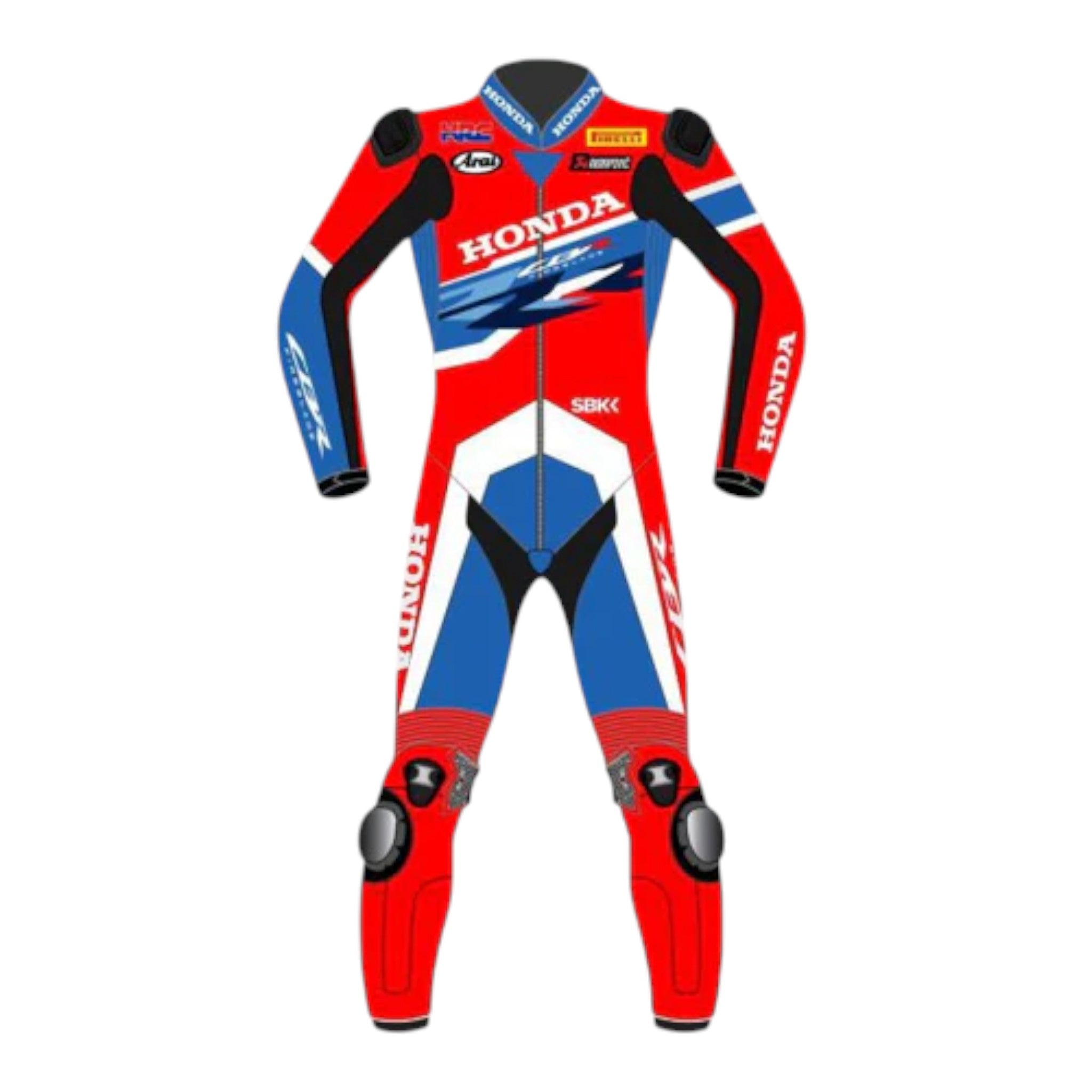 Leon Haslam Honda CBR 2020 WSBK Leather Race Suit