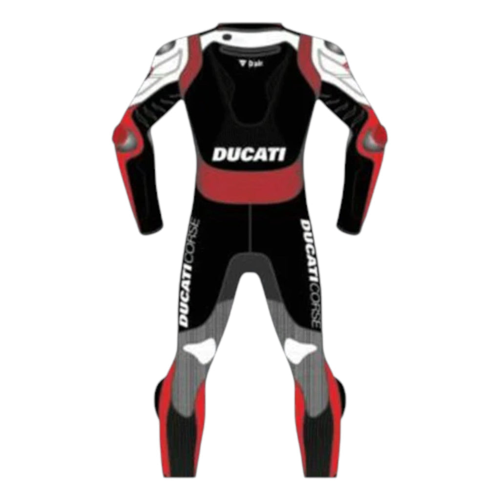 Ducati Corse Motorbike Leather Racing Suit