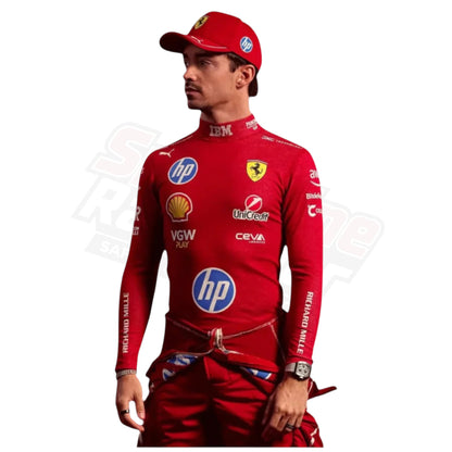 2025 Lewis Hamilton Scuderia Ferrari HP F1 Race Suit by Puma Replica